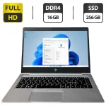 Ультрабук HP EliteBook 840 G6 / 14" (1920x1080) IPS / Intel Core i5-8365U (4 (8) ядра по 1.6 - 4.1 GHz) / 16 GB DDR4 / 256 GB SSD M.2 / Intel UHD Graphics 620 / WebCam / Windows 11 Pro б/в