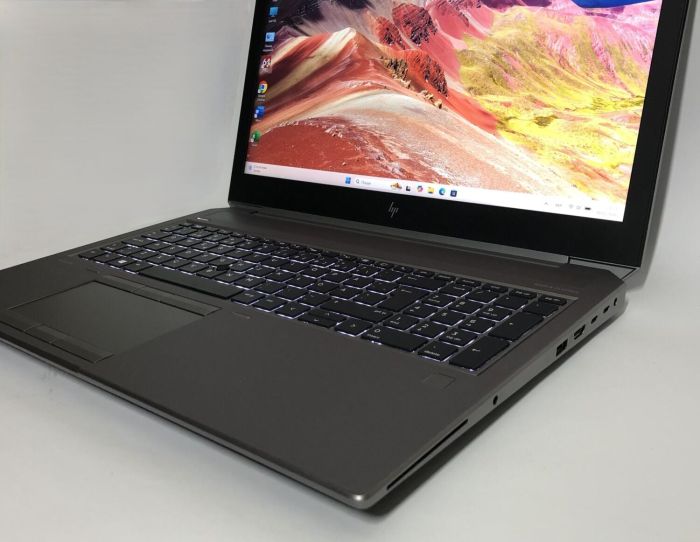 Мобільна робоча станція HP Zbook 15 G5 / 15,6'' (1920x1080) IPS / Intel Core i7-8850H (6 (12) ядра по 2,6 - 3,4 ГГц) / 32 ГБ DDR4 / 512 ГБ SSD NVMe / nVidia Quadro P2000, 4 ГБ GDDR5, 128-біт / WebCam / Win 11 Pro б/в - зображення 9