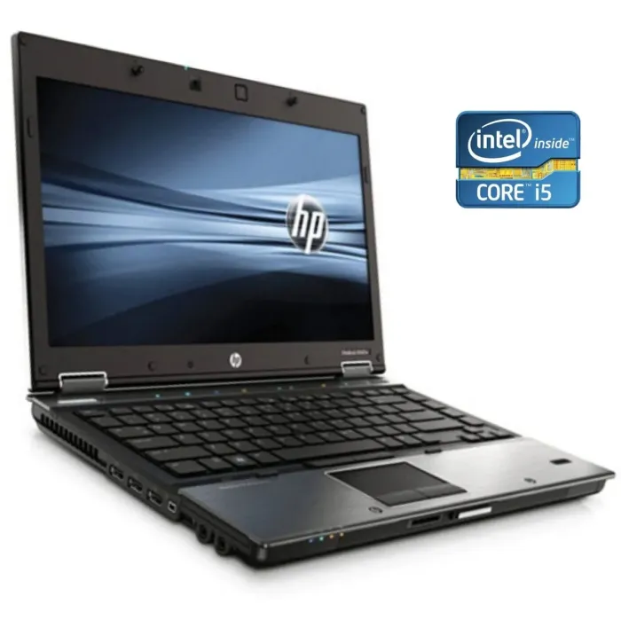Ноутбук HP EliteBook 8440p / 14" (1366x768) TN / Intel Core i5-520M (2 (4) ядра по 2.4 - 2.93 GHz) / 4 GB DDR3 / 250 GB HDD / Intel HD Graphics 1500 / WebCam / DVD-ROM б/в - зображення 1