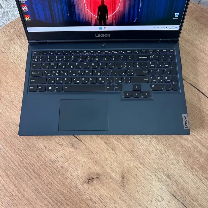 Ігровий ноутбук Lenovo Legion 5 15ACH6H / 15.6" (1920x1080) IPS / AMD Ryzen 5 5600H (6 (12) ядер по 3.3 - 4.2 GHz) / 16 GB DDR4 / 512 GB SSD / nVidia GeForce RTX 3060, 6 GB GDDR6, 192-bit / WebCam б/в - зображення 7