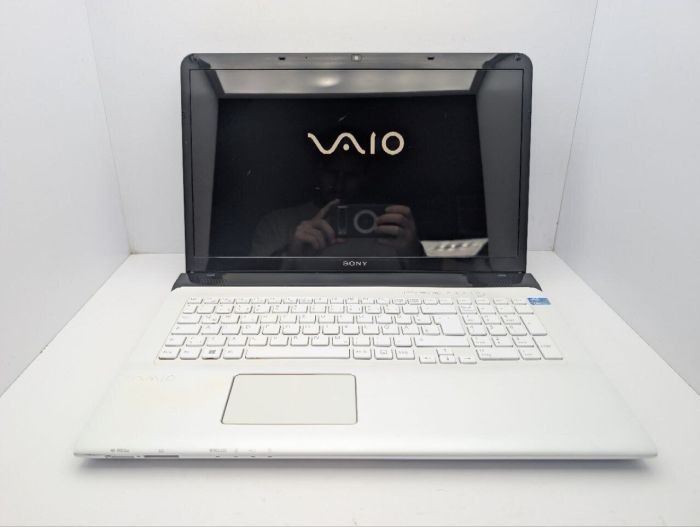 Ноутбук Sony SVE-171G12M / 17.3" (1600x900) TN / Intel Core i3-3120M (2 (4) ядра по 2.5 GHz) / 8 GB DDR3 / 1000 GB HDD / Intel HD Graphics 4000 / WebCam / DVD-ROM б/в - зображення 3