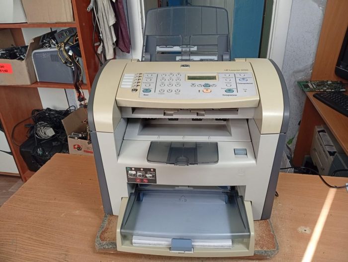 БФП HP LaserJet 3050 / Лазерний монохромний друк / 1200x1200 dpi / A4 / 18 стор. хв / USB 2.0 б/в - зображення 2