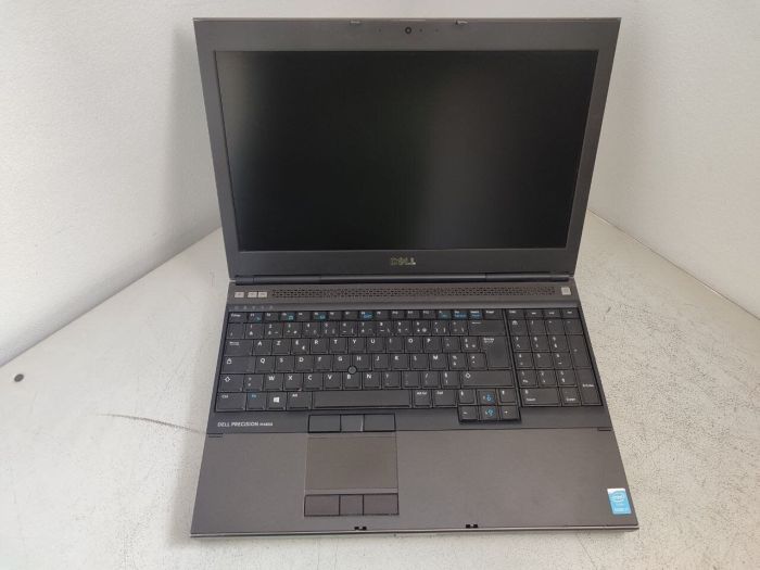 Мобільна робоча станція Dell Precision M4800 / 15.6" (1920x1080) TN / Intel Core i7-4800MQ (4 (8) ядра по 2.7 - 3.7 GHz) / 32 GB DDR3 / 256 GB SSD / nVidia Quadro K1100M, 2 GB GDDR5, 128-bit / WebCam / DVD-ROM б/в - зображення 2