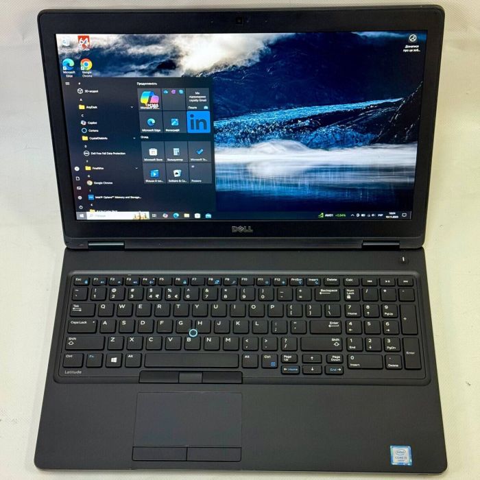 Ноутбук Dell Latitude 5580 / 15.6" (1920x1080) IPS / Intel Core i5-6200U (2 (4) ядра по 2.3 - 2.8 GHz) / 16 GB DDR4 / 256 GB SSD / Intel HD Graphics 520 / WebCam / Windows 10 Pro б/в - зображення 3