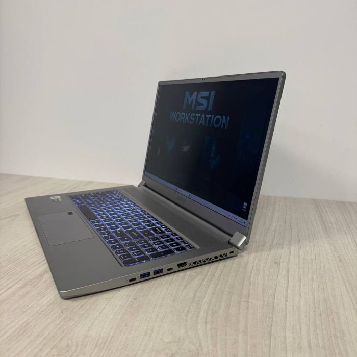 Мобільна робоча станція Б-класу MSI WS75 10TK / 17.3" (1920x1080) IPS / Intel Core i7-10875H (8 (16) ядер по 2,3 - 5,1 ГГц) / 32 ГБ DDR4 / 1000 ГБ SSD NVMe / nVidia Quadro RTX 3000, 6 ГБ GDDR6, 192-біт / WebCam б/в - зображення 5