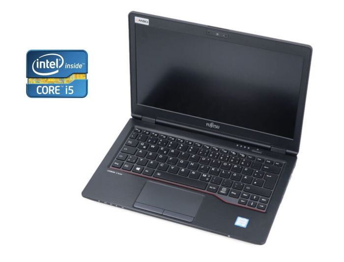 Нетбук Fujitsu LifeBook U727 / 12.5" (1920x1080) IPS / Intel Core i5-6200U (2 (4) ядра по 2.3 - 2.8 GHz) / 8 GB DDR4 / 256 GB SSD / Intel HD Graphics 520 / WebCam б/в - зображення 1