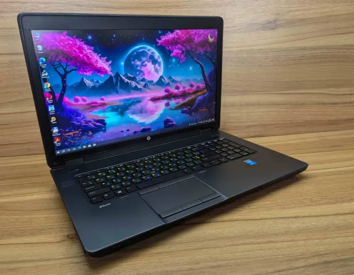 Мобільна робоча станція Б-клас HP zBook 17 G2 / 17.3" (1920x1080) IPS / Intel Core i7-4810MQ (4 (8) ядра по 2.8 - 3.8 GHz) / 16 GB DDR4 / 480 GB SSD / nVidia Quadro K1100M, 2 GB GDDR5, 128-bit / Fingerprint / Windows 10 б/в - зображення 6
