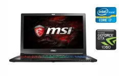Ігровий ноутбук MSI MS-16K2 / 15.6" (1920x1080) TN / Intel Core i7-7700HQ (4 (8) ядра по 2.8 - 3.8 GHz) / 16 GB DDR4 / 512 GB SSD / nVidia GeForce GTX 1060, 6 GB GDDR5, 192-bit / WebCam / HDMI б/в