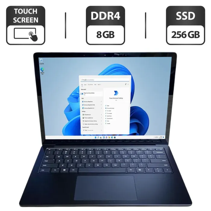 Ультрабук Б-клас Microsoft Surface Laptop 4 1951 / 13.5" (2256x1504) IPS Touch / Intel Core i5-1145G7 (4 (8) ядра по 2.6 - 4.4 GHz) / 8 GB DDR4 / 256 GB SSD / Intel Iris Xe Graphics / WebCam б/в - зображення 1