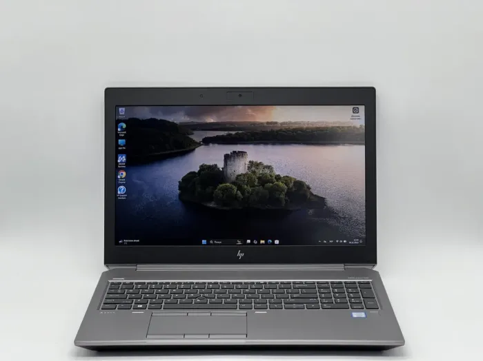 Мобільна робоча станція HP ZBook 15 G5 / 15.6" (1920x1080) IPS / Intel Xeon E-2176M (6 (12) ядер по 2.7 - 4.4 GHz) / 16 GB DDR4 / 512 GB SSD / nVidia Quadro P1000, 4 GB GDDR5, 128-bit / WebCam б/в - зображення 2