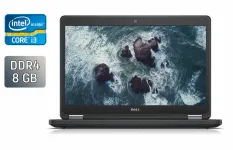 Ноутбук Dell Latitude E5470 / 14" (1366x768) TN / Intel Core i3-6100U (2 (4) ядра по 2.3 GHz) / 8 GB DDR4 / 128 GB SSD / Intel HD Graphics 520 / WebCam / HDMI б/в