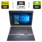 Ноутбук Dell Latitude E6530 / 15.6" (1920x1080) TN / Intel Core i5-3230M (2 (4) ядра по 2.6 - 3.2 GHz) / 8 GB DDR3 / 128 GB SSD / nVidia NVS 5200M, 1 GB GDDR5, 64-bit / WebCam / DVD-ROM б/в