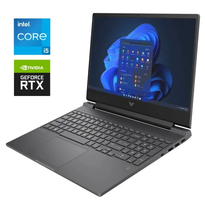 Ігровий ноутбук HP Victus Gaming Laptop 15-fa0515nd / 15,6" (1920x1080) IPS / Intel Core i5-12450H (8 (12) ядра по 2.0 - 4.4 GHz) / 16 GB DDR4 / 1000 GB SSD / nVidia GeForce RTX 3050, 4 GB GDDR6, 128-bit / WebCam / Win 11 б/в - зображення 1