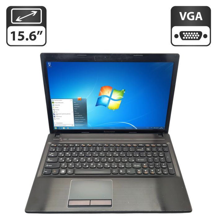 Ноутбук Lenovo G580 / 15.6" (1366x768) TN / Intel Core i3-2348M (2 (4) ядра по 2.3 GHz) / 6 GB DDR3 / 500 GB HDD / HD Graphics 3000 / WebCam б/в - зображення 1