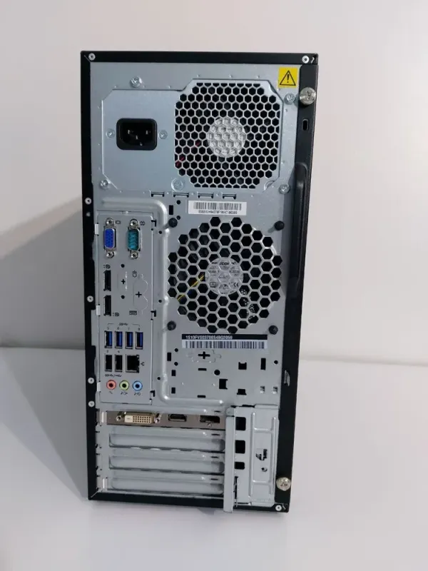 Комплект: Lenovo ThinkCentre M800 Tower / Intel Core i3-6100 (2 (4) ядра по 3.7 GHz) / 16 GB DDR4 / 250 GB SSD + 300 GB SSD / Sapphire Radeon RX 550, 4 GB GDDR5, 128-bit / DVD-ROM + Монітор LG 24MB37PM-B / 24" (1920x1080) IPS б/в - зображення 5