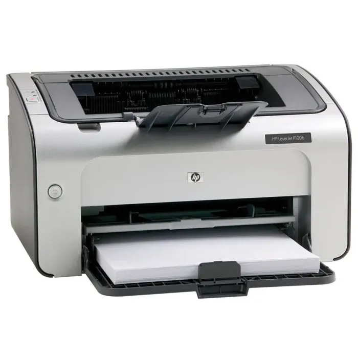 Принтер Б-клас HP LaserJet P1006 / Лазерний монохромний друк / 600x600 dpi / A4 / 16 стор/хв / USB 2.0 б/в - зображення 1