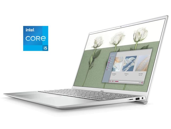 Ультрабук Б-клас Dell Inspiron 15 5502 / 15.6" (1920x1080) IPS / Intel Core i5-1135G7 (4 (8) ядра по 2.4 - 4.2 GHz) / 16 GB DDR4 / 256 GB SSD / Intel Iris Xe Graphics / WebCam / Win 11 Pro б/в - зображення 1