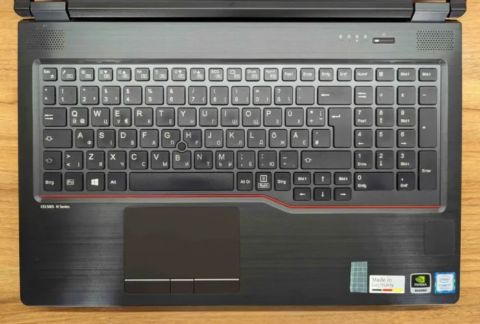 Мобільна робоча станція Fujitsu Celsius H780 / 15.6" (1920x1080) IPS / Intel Core i7-8750H (6 (12) ядер по 2.2 - 4.1 GHz) / 32 GB DDR4 / 512 GB SSD / nVidia Quadro P600, 4 GB GDDR5, 128-bit / 4G / WebCam / Windows 10 б/в - зображення 3