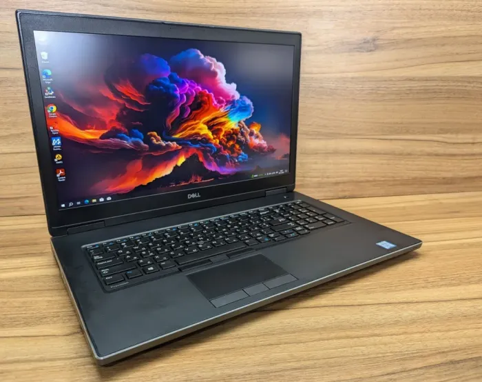 Мобільна робоча станція Dell Precision 7730 / 17.3" (1920x1080) IPS / Intel Core i7-8850H (6 (12) ядер по 2.6 - 4.3 GHz) / 32 GB DDR4 / 512 GB SSD + 512 GB HDD / nVidia Quadro P4200, 8 GB GDDR5, 256-bit / WebCam / Windows 10 б/в - зображення 4