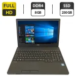 Ноутбук Fujitsu LifeBook A557 / 15.6" (1920x1080) IPS / Intel Core i5-7200U (2 (4) ядра по 2.5 - 3.1 GHz) / 8 GB DDR4 / 250 GB SSD / Intel HD Graphics 620 / WebCam / DVD-ROM б/в