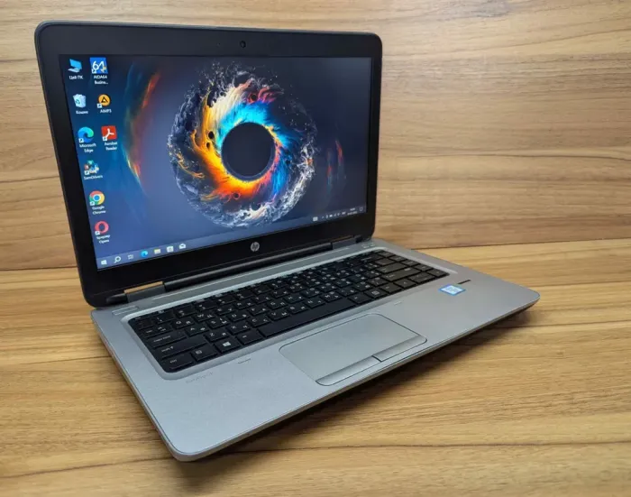 Ноутбук HP ProBook 640 G2 / 14" (1920x1080) IPS / Intel Core i7-6600U (2 (4) ядра по 2.6 - 3.4 GHz) / 8 GB DDR4 / 240 GB SSD / Intel HD Graphics 520 / TouchID / WebCam / Windows 10 б/в - зображення 4