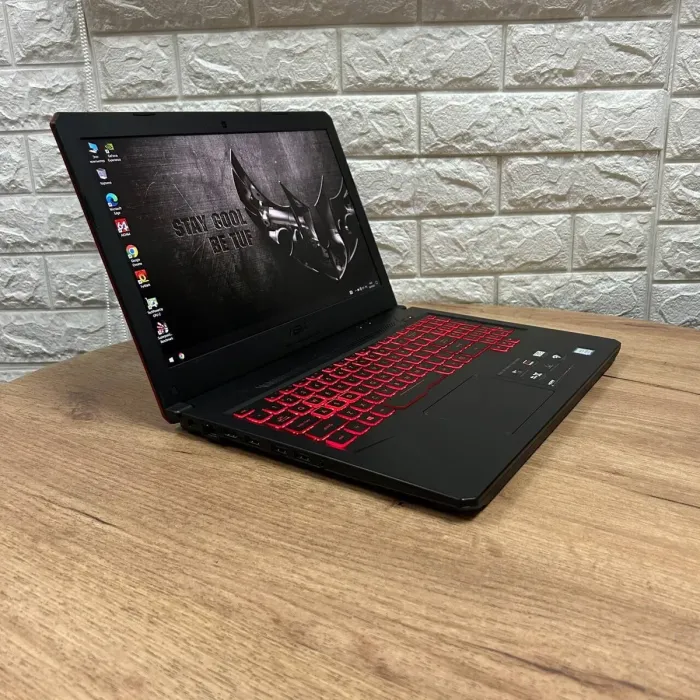 Ігровий ноутбук Б-клас Asus TUF Gaming FX504GD / 15.6" (1920x1080) IPS / Intel Core i5-8300H (4 (8) ядра по 2.3 - 4.0 GHz) / 8 GB DDR4 / 256 GB SSD / nVidia GeForce GTX 1050, 2 GB GDDR5, 128-bit / WebCam б/в - зображення 4