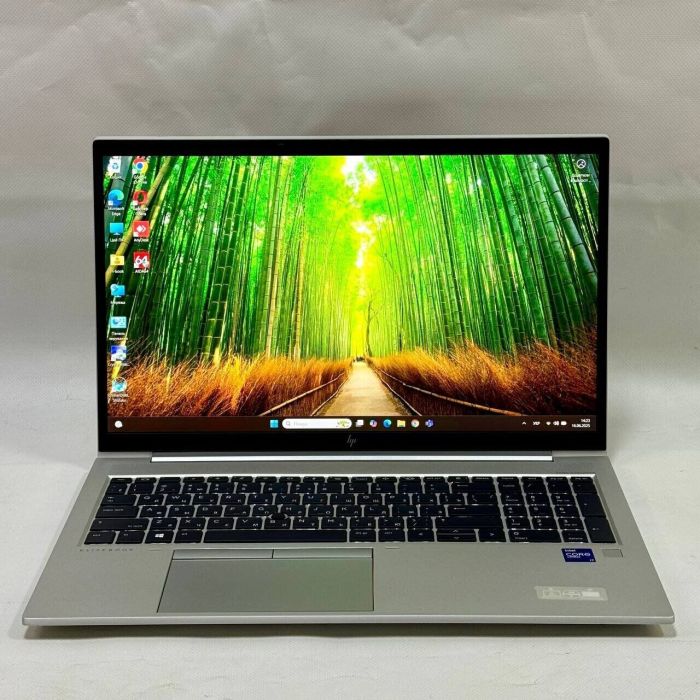 Ультрабук HP EliteBook 850 G8 / 15.6" (1920x1080) IPS / Intel Core i7-1185G7 (4 (8) ядра по 3.0 - 4.8 GHz) / 32 GB DDR4 / 512 GB SSD M.2 / Intel Iris Xe Graphics / WebCam / Fingerprint / Windows 11 Pro б/в - изображение 2