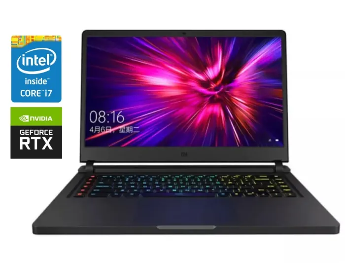 Ігровий ноутбук Xiaomi Mi Gaming / 15.6" (1920x1080) IPS / Intel Core i7-9750H (6 (12) ядер по 2.6 - 4.5 GHz) / 16 GB DDR4 / 1000 GB SSD / nVidia GeForce RTX 2060, 6 GB GDDR6, 192-bit / WebCam б/в - зображення 1