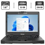 Напівзахищений ноутбук Getac S410 G2 / 14" (1366x768) TN Touch / Intel Core i3-7100U (2 (4) ядра по 2.4 GHz) / 32 GB DDR4 / 256 GB SSD / Intel HD Graphics 620 / Windows 11 Pro / Два АКБ б/в