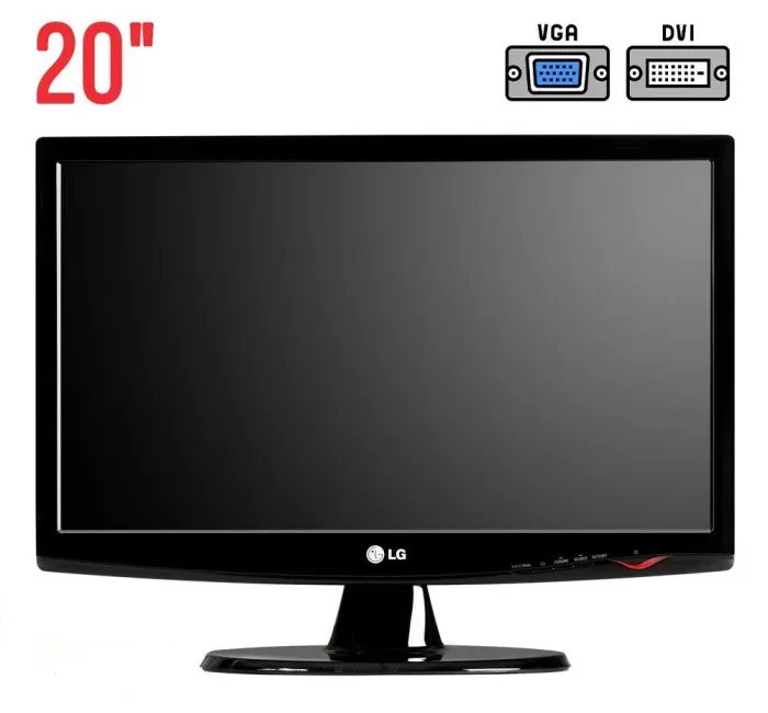 Монітор LG Flatron W2043T-PF / 20" (1600x900) TN / VGA, DVI / VESA 100x100 б/в - зображення 1
