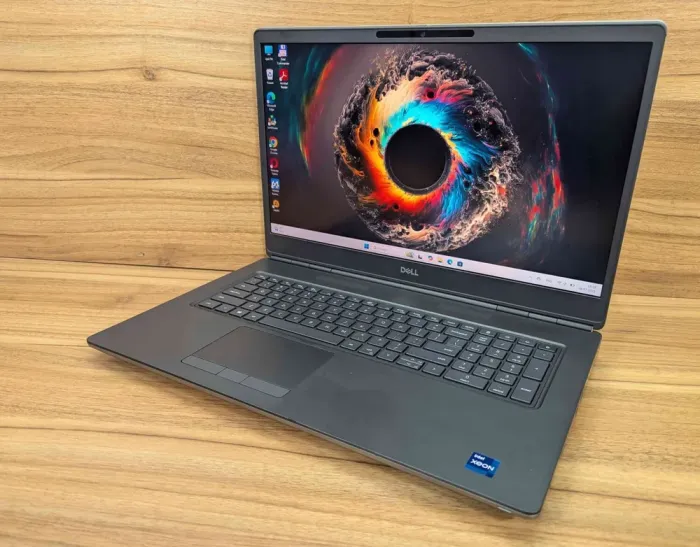 Мобільна робоча станція Dell Precision 7760 / 17.3" (3840x2160) IPS / Intel Xeon W-11855M (6 (12) ядер по 3.2 - 4.9 GHz) / 32 GB DDR4 / 1000 GB SSD / nVidia RTX A4000, 8 GB GDDR6, 256-bit / WebCam / Windows 11 б/в - зображення 5