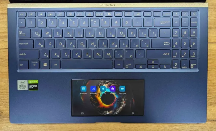 Ігровий ноутбук Asus ZenBook UX534F / 15.6" (1920x1080) IPS / Intel Core i7-10510U (4 (8) ядра по 1.8 - 4.9 GHz) / 16 GB DDR4 / 1000 GB SSD / nVidia GeForce GTX 1650, 4 GB GDDR5, 128-bit / WebCam / Windows 11 б/в - зображення 3