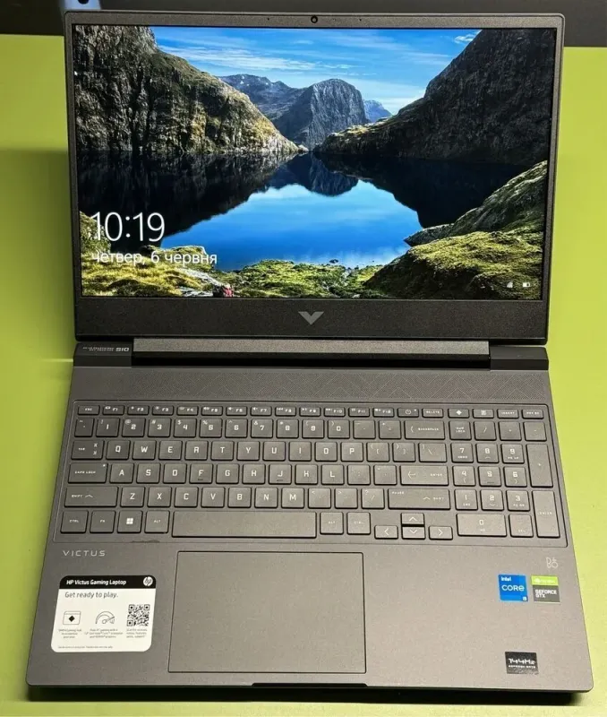 Ігровий ноутбук HP Victus 15 / 15.6" (1920x1080) IPS / Intel Core i5-12450H (8 (12) ядер по 3.3 - 4.4 GHz) / 16 GB DDR4 / 512 GB SSD / nVidia GeForce GTX 1650, 4 GB GDDR5, 128-bit / WebCam / HDMI б/в - зображення 2