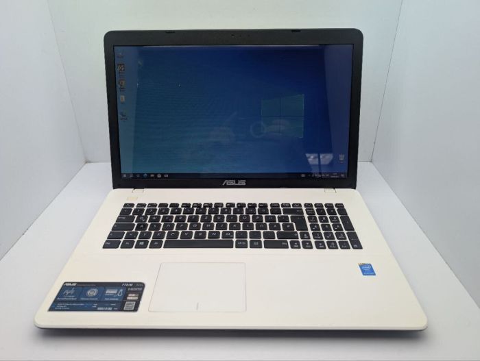 Ноутбук Asus F751M / 17.3" (1600x900) TN / Intel Pentium N3530 (4 ядра по 2.16 - 2.58 GHz) / 8 GB DDR3 / 120 GB SSD / Intel HD Graphics / WebCam / DVD-ROM б/в - зображення 2