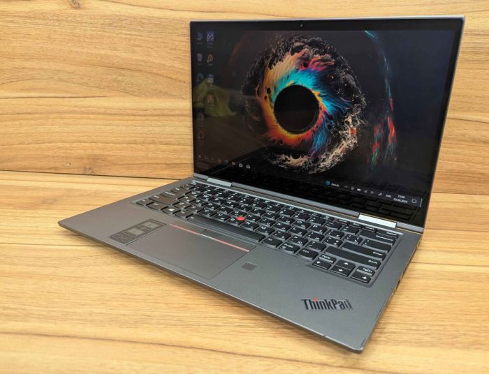 Ноутбук-трансформер Lenovo ThinkPad X1 Yoga Gen 5 / 14" (1920x1080) IPS Touch / Intel Core i5-10210U (4 (8) ядра по 1.6 - 4.2 GHz) / 16 GB DDR4 / 256 GB SSD / Intel UHD Graphics / WebCam / TouchID / Windows 10 б/в - зображення 5