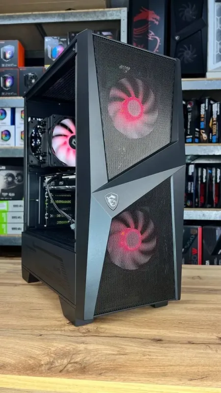 Ігровий ПК MSI MAG Forge 100M Black Tower / Intel Core i5-12400F (6 (12) ядер по 2.5 - 4.4 GHz) / 32 GB DDR4 / 1000 GB SSD M.2 / nVidia GeForce RTX 4060 Ti, 8 GB GDDR6, 128-bit / 650W / HDMI - зображення 8