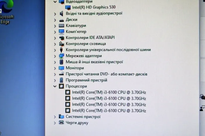 Комп'ютер Fujitsu Esprimo P556 E85+ Tower / Intel Core i3-6100 (2 (4) ядра по 3.7 GHz) / 8 GB DDR4 / 240 GB SSD NEW / Intel HD Graphics 530 / DVD-ROM / DVI / Windows 11 Pro б/в - зображення 10