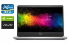 Мобільна робоча станція Dell Precision 7550 / 15.6" (1920x1080) IPS / Intel Core i5-10400H (4 (8) ядра по 2.6 - 4.6 GHz) / 16 GB DDR4 / 512 GB SSD / nVidia Quadro T2000, 4 GB GDDR5, 128-bit / Fingerprint / Windows 10 б/в