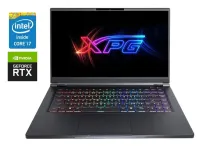 Ігровий ноутбук Б-клас XPG Xenia 15 / 15.6" (1920x1080) IPS / Intel Core i7-9750H (6 (12) ядер по 2.6 - 4.5 GHz) / 16 GB DDR4 / 512 GB SSD M.2 / nVidia GeForce RTX 2070 Max-Q, 8 GB DDR6, 256-bit / WebCam б/в