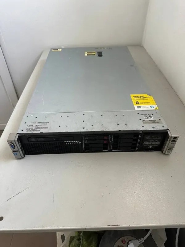 Сервер HP ProLiant DL380p G8 2U Rack / 2x Intel Xeon E5-2658 v2 (10 (20) ядер по 2.4 - 3.0 GHz) / 256 GB DDR3 / 2x 450 GB SAS / iRMC S3 Graphics / Два блоки живлення 460W б/в - зображення 3