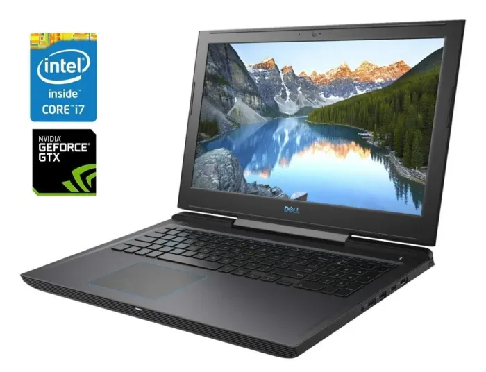 Ігровий ноутбук Б-клас Dell G7 15 7588 / 15.6" (1920x1080) IPS / Intel Core i7-8750H (6 (12) ядер по 2.2 - 4.1 GHz) / 16 GB DDR4 / 128 GB SSD M.2 + 1000 GB HDD / nVidia GeForce GTX 1060 Max-Q, 6 GB GDDR5, 192-bit / WebCam б/в - зображення 1