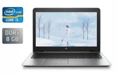 Ноутбук Б-клас HP EliteBook 850 G3 / 15.6" (1366x768) TN / Intel Core i5-6200U (2 (4) ядра по 2.3 - 2.8 GHz) / 8 GB DDR4 / 240 GB SSD / Intel HD Graphics 520 / WebCam / Fingerprint / Windows 10 б/в