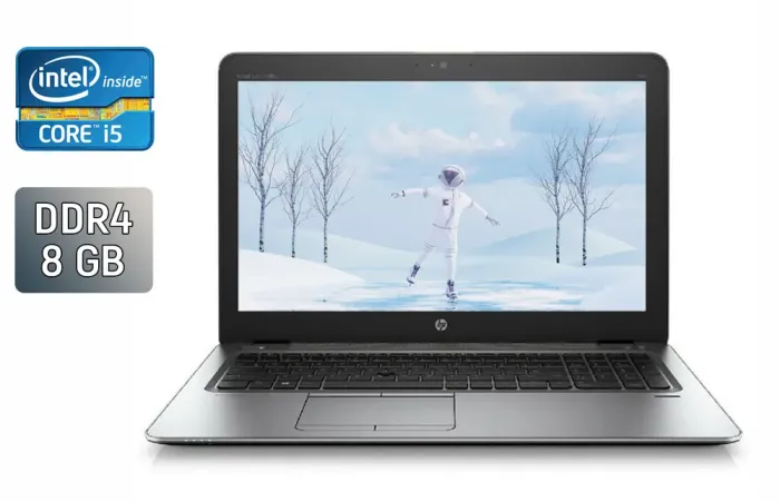 Ноутбук Б-клас HP EliteBook 850 G3 / 15.6" (1366x768) TN / Intel Core i5-6200U (2 (4) ядра по 2.3 - 2.8 GHz) / 8 GB DDR4 / 240 GB SSD / Intel HD Graphics 520 / WebCam / Fingerprint / Windows 10 б/в - зображення 1