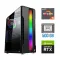 Ігровий ПК Tower / AMD Ryzen 5 5500 (6 (12) ядер по 3.6 - 4.2 GHz) / 16 GB DDR4 / 500 GB SSD / nVidia GeForce RTX 4060, 8 GB GDDR6, 128-bit