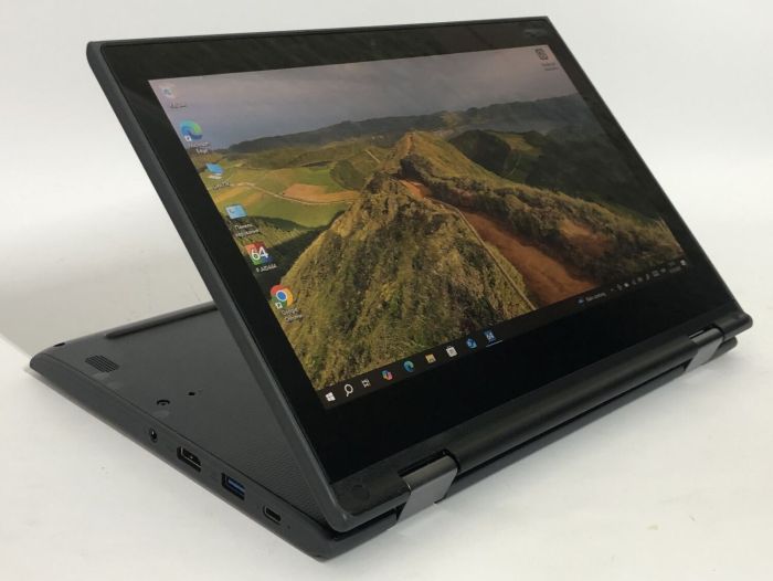 Нетбук-трансформер Lenovo 300e Chromebook 2nd Gen / 11.6" (1366x768) IPS Touch / Intel Pentium Silver N5030 (4 ядра по 1.1 - 3.1 GHz) / 8 GB DDR4 / 128 GB SSD / Intel UHD Graphics 605 / WebCam б/в - зображення 10