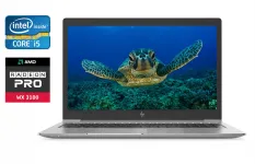 Мобільна робоча станція HP Zbook 15U G5 / 15.6" (1920x1080) IPS / Intel Core i5-8250U (4 (8) ядра по 1.6 - 3.4 GHz) / 16 GB DDR4 / 512 GB SSD / AMD Radeon Pro WX 3100, 2 GB GDDR5, 128-bit / WebCam / Fingerprint / Windows 10 б/в