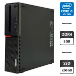 Комп'ютер Lenovo ThinkCentre M900 SFF / Intel Core i5-6600 (4 ядра по 3,3 - 3,9 ГГц) / 8 ГБ DDR4 / 256 ГБ SSD / Intel HD Graphics 530 б/в