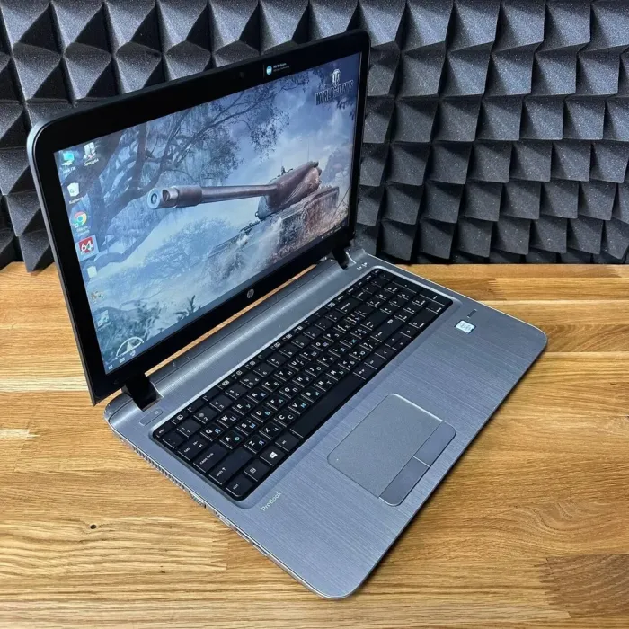 Ноутбук Б-клас HP ProBook 450 G3 / 15.6" (1920x1080) TN / Intel Core i5-6200U (2 (4) ядра по 2.3 - 2.8 GHz) / 8 GB DDR3 / 128 GB SSD / AMD Radeon R7 M340, 4 GB GDDR3, 64-bit / WebCam б/в - зображення 5