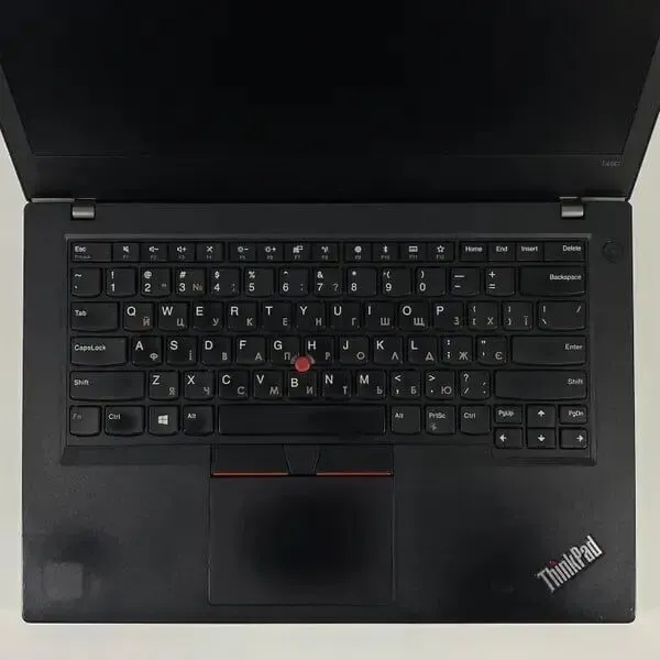 Ноутбук Lenovo ThinkPad T480 / 14" (1920x1080) IPS / Intel Core i5-8350U (4 (8) ядра по 1.7 - 3.6 GHz) / 16 GB DDR4 / 240 GB SSD / Intel UHD Graphics 620 / WebCam / HDMI б/в - зображення 7