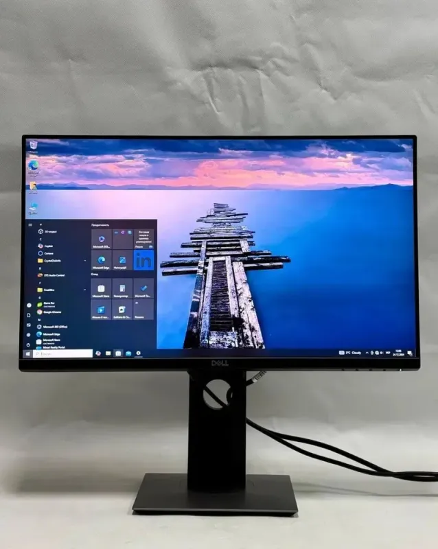 Монітор Dell P2319H/23" (1920x1080) IPS/USB-Hub, VGA, HDMI, DisplayPort/VESA 100x100 + Кабель живлення б/в - зображення 2